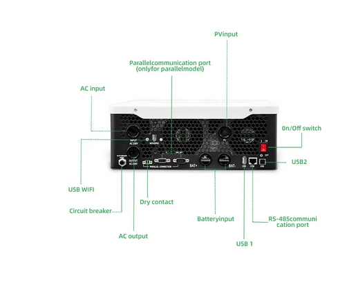 IP21 Hybrid Single Phase Solar Inverter